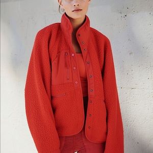 Free People Hit The Slopes fleece jacket